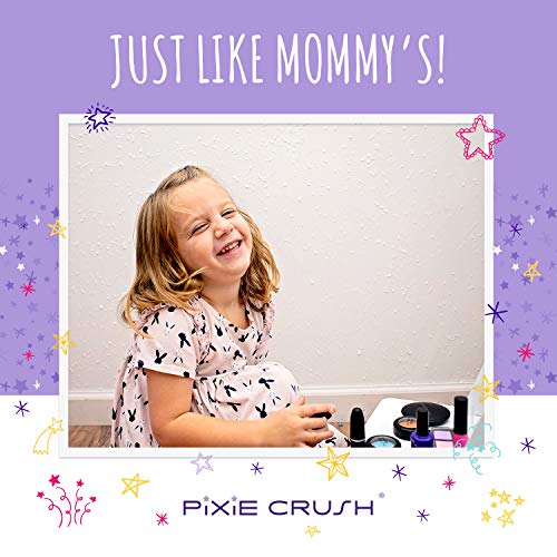 Pixie Crush Pretend Makeup Play Deluxe 16 Piece Set for Children