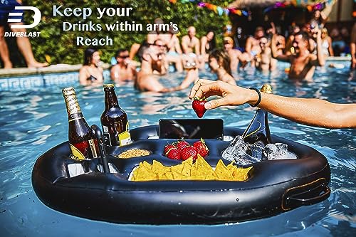 Floating Drink Holder for Pool, Hot Tub Drink Holder Floats, Swimming Pool Accessories for Drinks