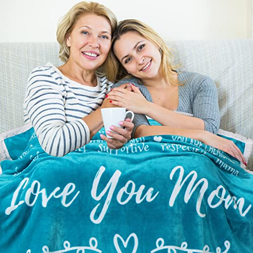Mom Blanket Mothers Day Presents from Daughter or Son