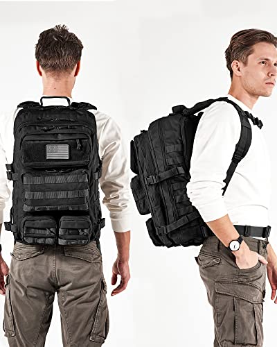 Falko Tactical Backpack 2.4x Stronger Work & Military Backpack Backpack 50L