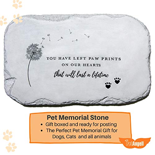 PetAngell Pet Memorial Stones Pet Headstone Pet Loss Gifts