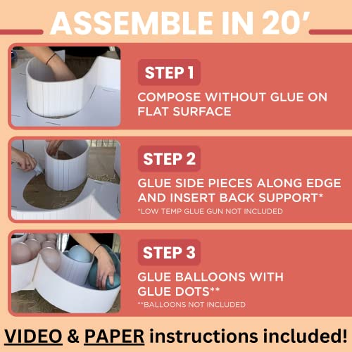 The Party Inc Super Easy Assembly Numbers for Balloons Decoraciones