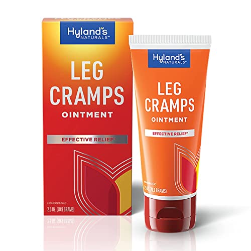 Hyland’s Naturals Leg Cramps Ointment, Arnica Gel Leg Cramp Relief, Natural Relief of Calf, Leg and Foot Cramp, 2.5 oz