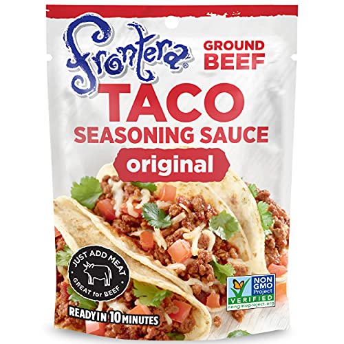 Frontera Taco Seasoning Sauce With Fire Roasted Tomatoes Original 8 Oz