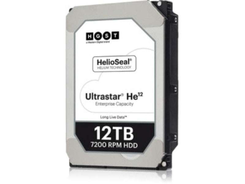 HGST WD Ultrastar DC HC520 HUH721212AL4200 12TB HDD 7200 RPM SAS 12Gb/s Interface 4Kn ISE 3.5-Inch Helium Data Center Enterprise Internal Hard Disk Drive, Model: 0F29560