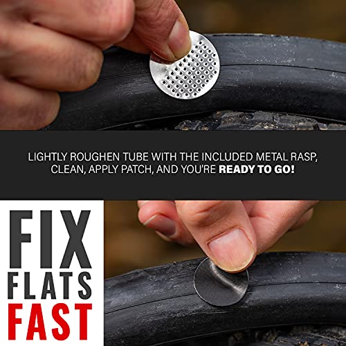 Pro Bike Tool Glueless Tire Repair Patch Kit 2 Packs 24 Selfadhesive Patches