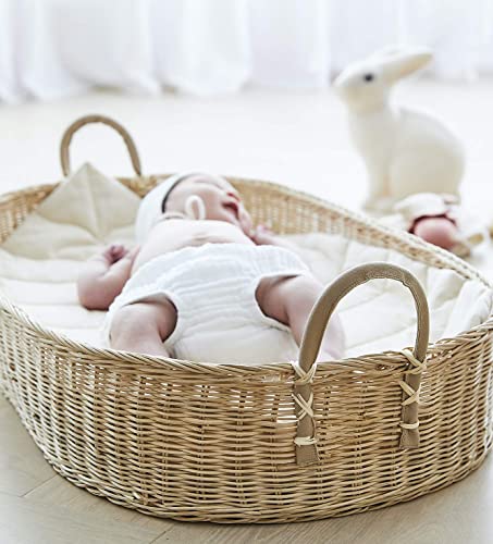 100% Natural Bebe Bask Handmade Baby Changing Basket