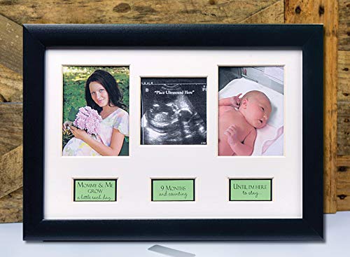 The Grandparent Gift Co. Story of Life Pregnancy Gift Frame Color Black