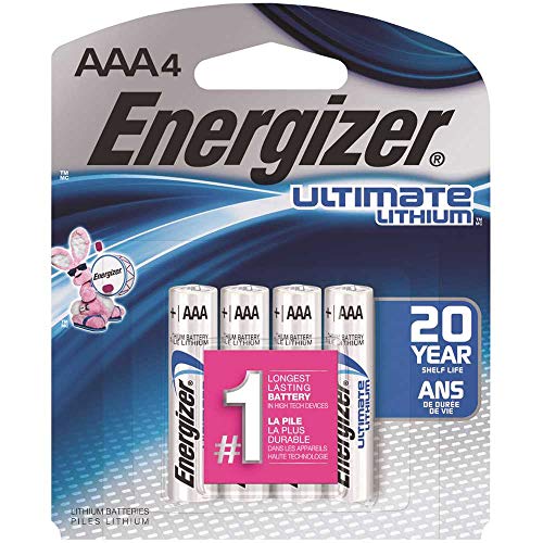 Energizer® Photo Ultimate Lithium AAA Batteries Pack of 4