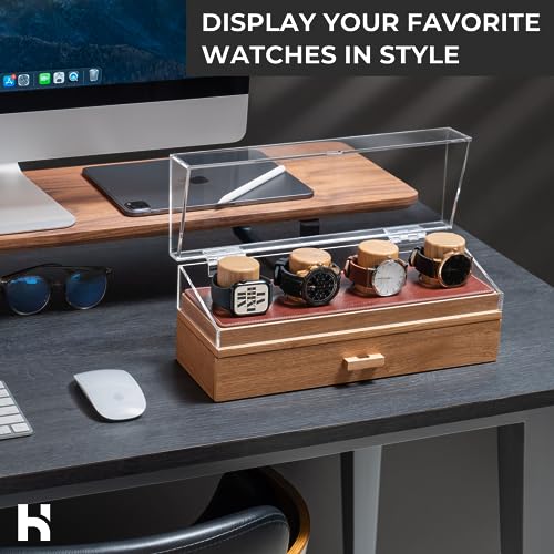 Watch Display Case Watch Holder Case Watch Organizer for Men Watch Boxes