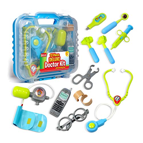 Kidzlane Doctor Kit Electronic Stethoscope Christmas Medical Toy Set for Kids