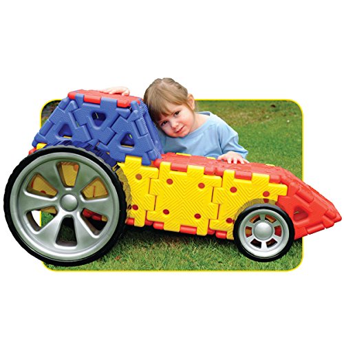 Polydron Kids Giant Vehicle Builder Set Educational Construction Toy 32 Pieces