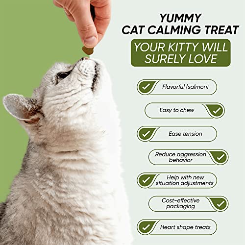 150 Hemp Cat Calming Treats With Cat Melatonin Calming Chews Calming Products