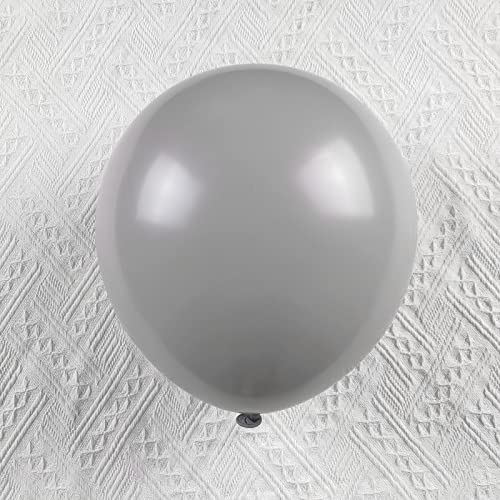 GREMAG Balloon Arch Kit 86 Gray Latex Balloons Various Sizes for Parties