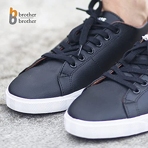BB BROTHER BROTHER Flat ShoeLaces for Sneakers Black 5 Pairs 5/16"  Running 36''