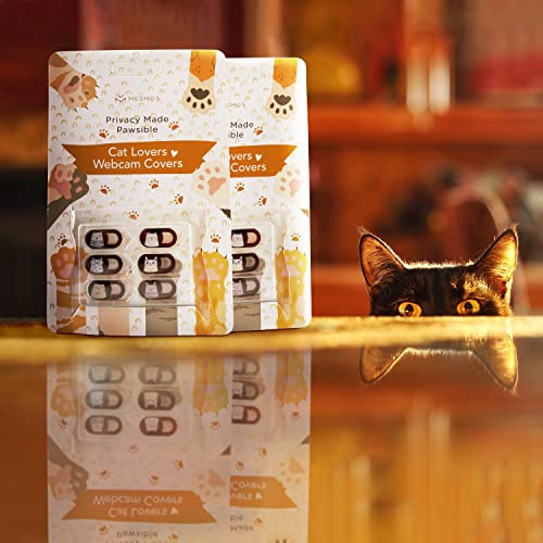 MESMOS Webcam Cover Slide, Cat Lovers Gifts for Women, Cat Gifts for Cat Lovers, Cat Lover Gifts, Cat Things, Cat Mom Gifts for Women, Cat Themed Gifts, Laptop Camera Cover Slide Cute, Cute Cat Stuff
