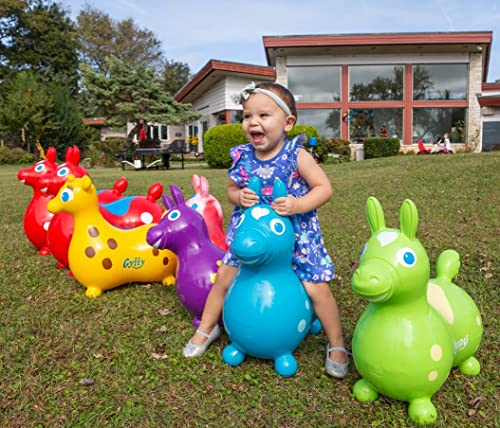 Gymnic Rody Bounce Horse Blue Inflatable Bouncy Toy