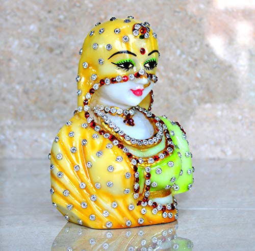 eSplanade Resin Bani-Thani Indian Lady Murti/Idol/Statue/Sculpture for Home Decoration and as a Gift (6.5")