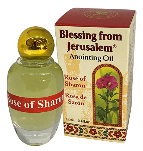 Ein Gedi Rose of Sharon Jerusalem Anointing Oil 0.4 Fl Oz 12ml Land of the Bible