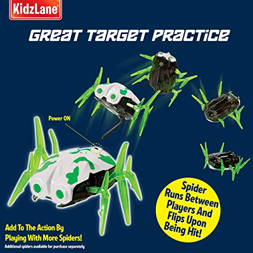 Kidzlane Laser tag Set – Lazer Tag Set of 4 with Vest and Laser Tag Spider Target