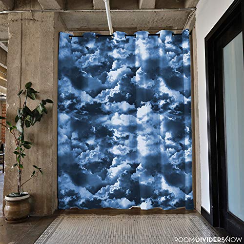 Room Dividers Now Premium Curtain 9ft X 5ft Rolling Clouds