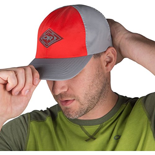Outdoor Research Mens Performance Trucker - RAIN Cap ONE Size (HOT Sauce/Charcoal)
