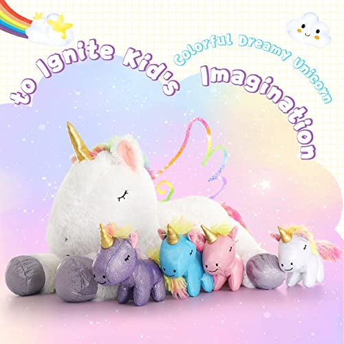 Doldoa Unicorn Stuffed Animal for Girls Cute Plush Unicorn Toy for Kid 22