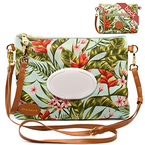 4 Nature Diaper Clutch Bag Lightweight Water Resistant and Bag Cross Body