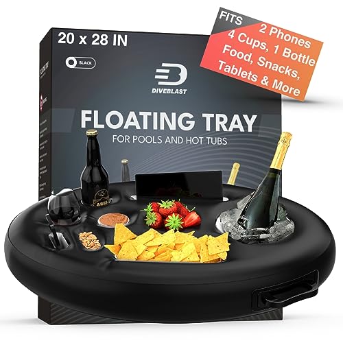 Floating Drink Holder for Pool, Hot Tub Drink Holder Floats, Swimming Pool Accessories for Drinks
