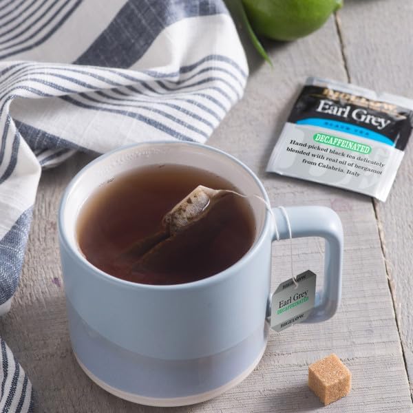 Bigelow Tea Earl Grey Black Tea Decaffeinated 20 Tea Bags