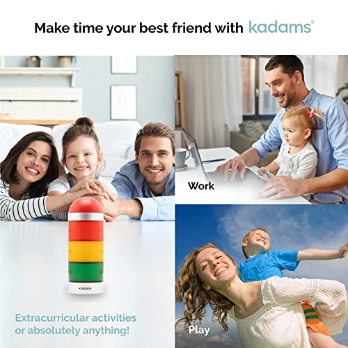 Kadams Visual Timer for Kids With Audio Alarm Digital Timer Education Silver