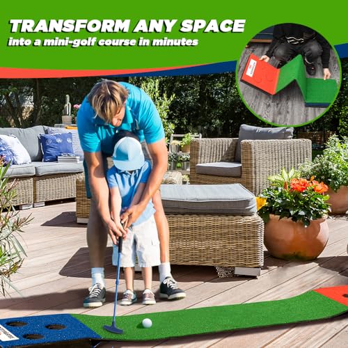 Kids Golf Putting Game Portable Indoor Beach or Kids Parties