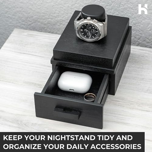 Single Watch Box for Men Single Watch Display Case with Clear Acrylic Watch Holder