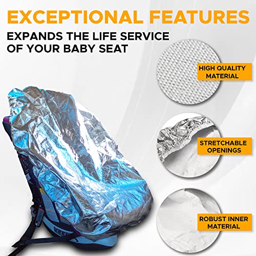 EcoNour Baby Car Seat Sun Shade Cover Infant Car Seats Heat Protector