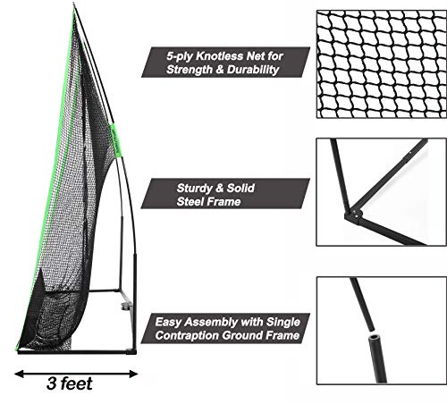 SteadyDoggie Golf Nets for Backyard Driving, Golf Practice Net, Chipping Target & Carry Bag - The Right Choice of Golf Nets & Golf Hitting Nets, Golf Net for for Indoor Use