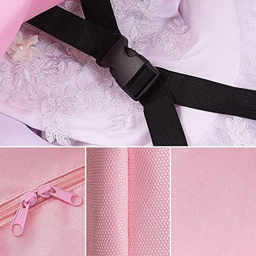 Emmat Living Tutu Bag - Premium, Ballet Pink Color, 39 inch diameter. Holds 2-3 Tutu's. Thick quality fabric. Storage or Carrier for your Tutu or round Garment.