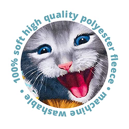 Dawhud Direct Funny Cats Selfie Beach Towel  30 x 60
