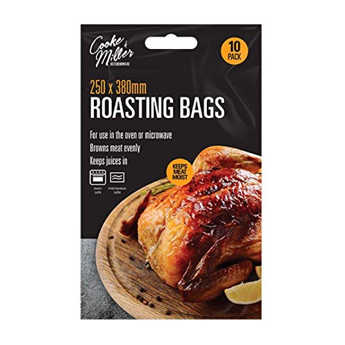 10 Large Roasting Bags Basting Oven Bag Browns Meat Chicken Turkey Veg Roast