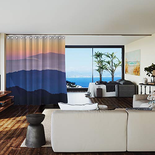 Room Dividers Now Premium Divider Curtain 9ft X 5ft Misty Mountains