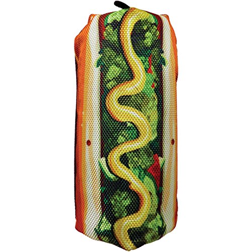 SCOOCHIE PET PRODUCTS Hot Dog Dog Toys | 7 Inch Scoochzilla Tough Toy for Dogs | We Squeak!