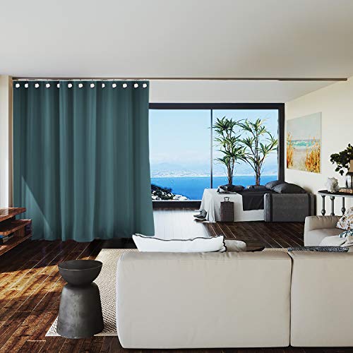 Room/Dividers/Now Premium Room Divider Curtain, 9ft Tall x 10ft Wide (Seafoam) | Premium Curtains for Room Partition, Create Privacy, Blackout, Noise Reduction