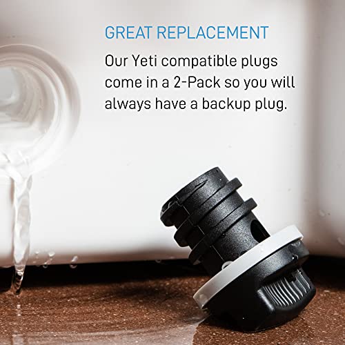 2 Pack Designed Replacement Drain Plugs Specifically Designed