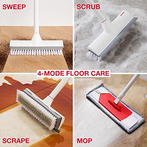 Flat Mop & Bucket System with Broom - Microfiber Mop for Floor Cleaning with Collapsible Mop Bucket – Floor Mop & Bucket Set