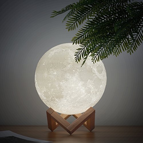 Mydethun Moon Lamp 7.1 inch White & Yellow