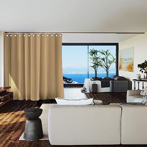 Room/Dividers/Now Premium Room Divider Curtain, 7ft Tall x 4ft Wide (Dusty Gold)