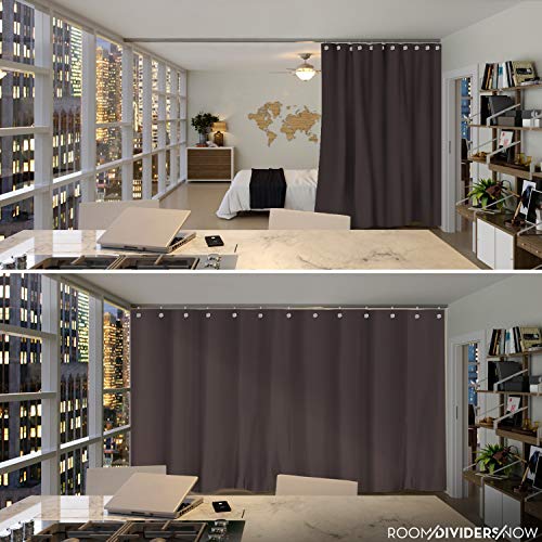 Room Dividers Now Premium Divider Curtain 7ft X 4ft Dark Chocolate