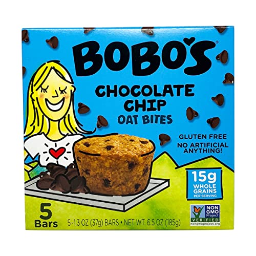 Bobo's Oat Bites Original with Chocolate Chips, 1.3 Oz, 5 Ct