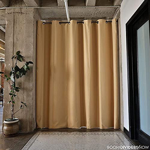 Room Dividers Now Premium Divider Curtain 7ft X 4ft Dusty Gold