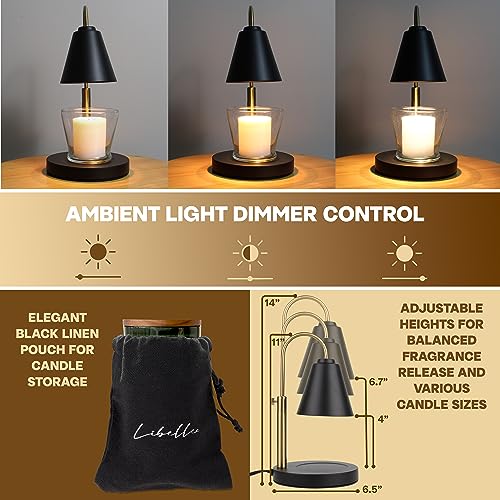 Libellec Premium Dimmable Candle Lamp Warmer for Aroma Candles