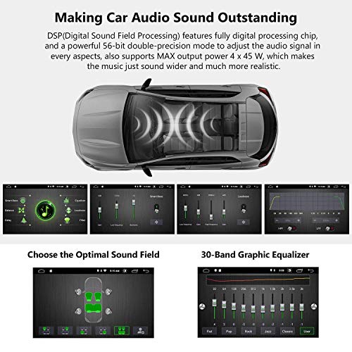 2021 Double Din Car Stereo Eonon 8 Inch Android 10 Car Radio Compatible